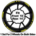 Front 15 Rear 14
