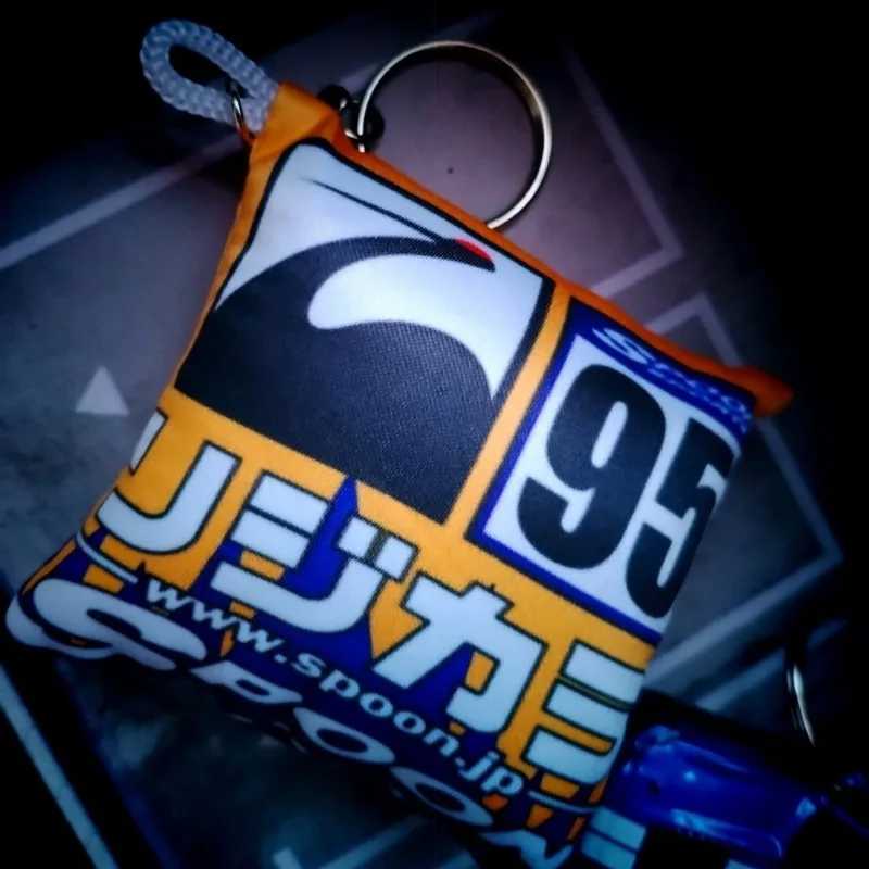 Llavero JDM Initial D de tela impresa para coche - imagen 4