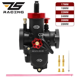 Carburador ZS Racing brida PE 17-28 mm para Pit Bike y scooter GY6