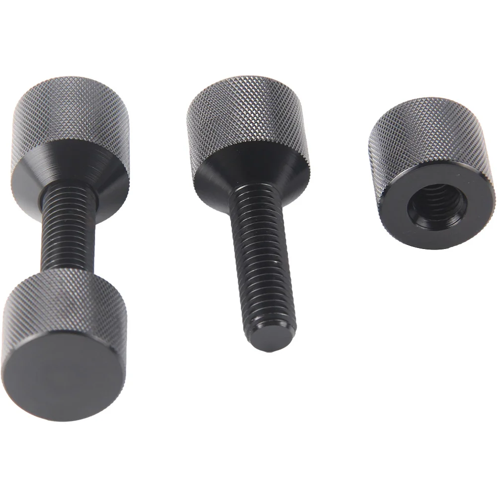 Pasador alineación 1-1/8" 2 orificios Aluminum 6061 negro anodizado - imagen 5