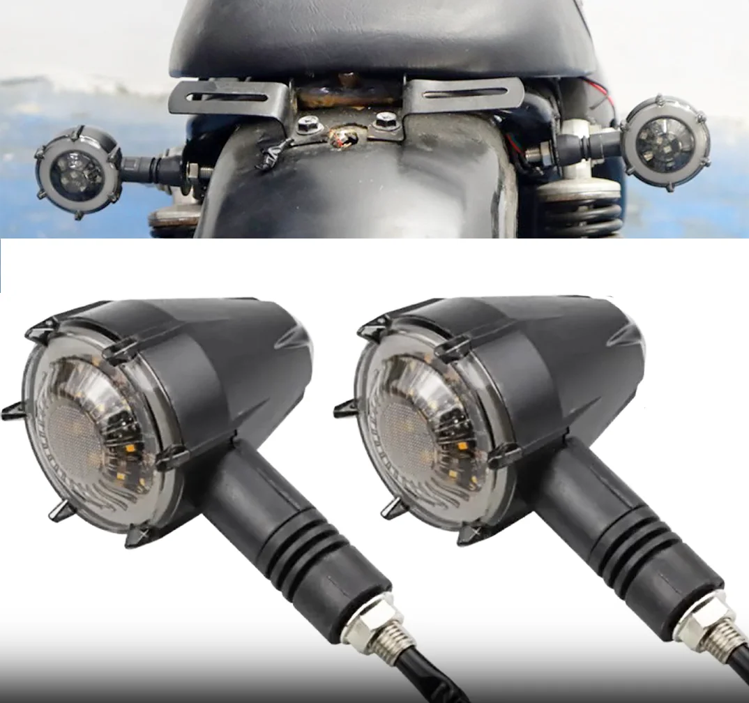 Intermitentes LED bicolor universales para moto Harley-Davidson 12 V - imagen 3