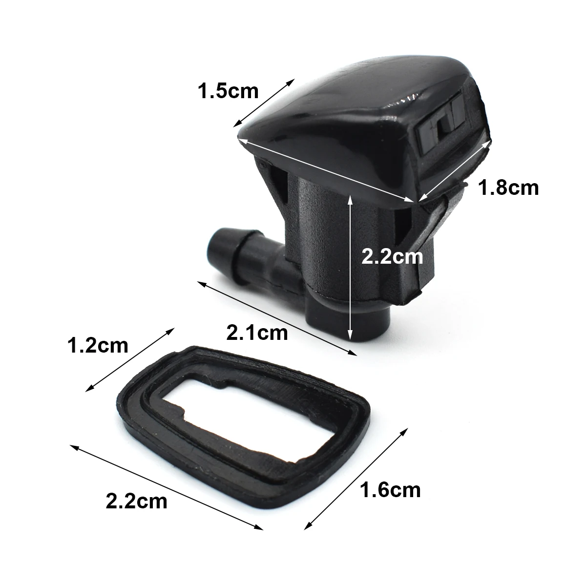 Para Toyota E120 Corolla Camry Sienna Avensis T25 Corsa XV30 Hilux limpiaparabrisas delantero de coche manguera de boquilla de limpiaparabrisas 85381AE020 - imagen 2