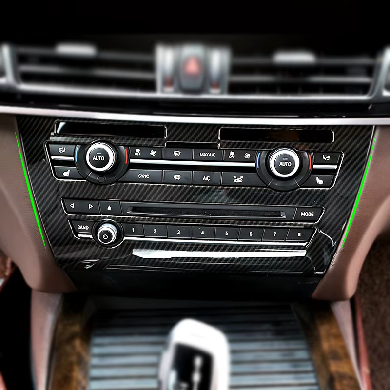Embellecedor de consola central efecto carbono para BMW X5/X6 F15/F16