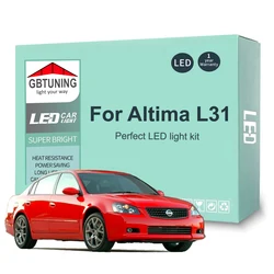 Kit de bombillas LED interiores para Nissan Altima L31 2002-2006