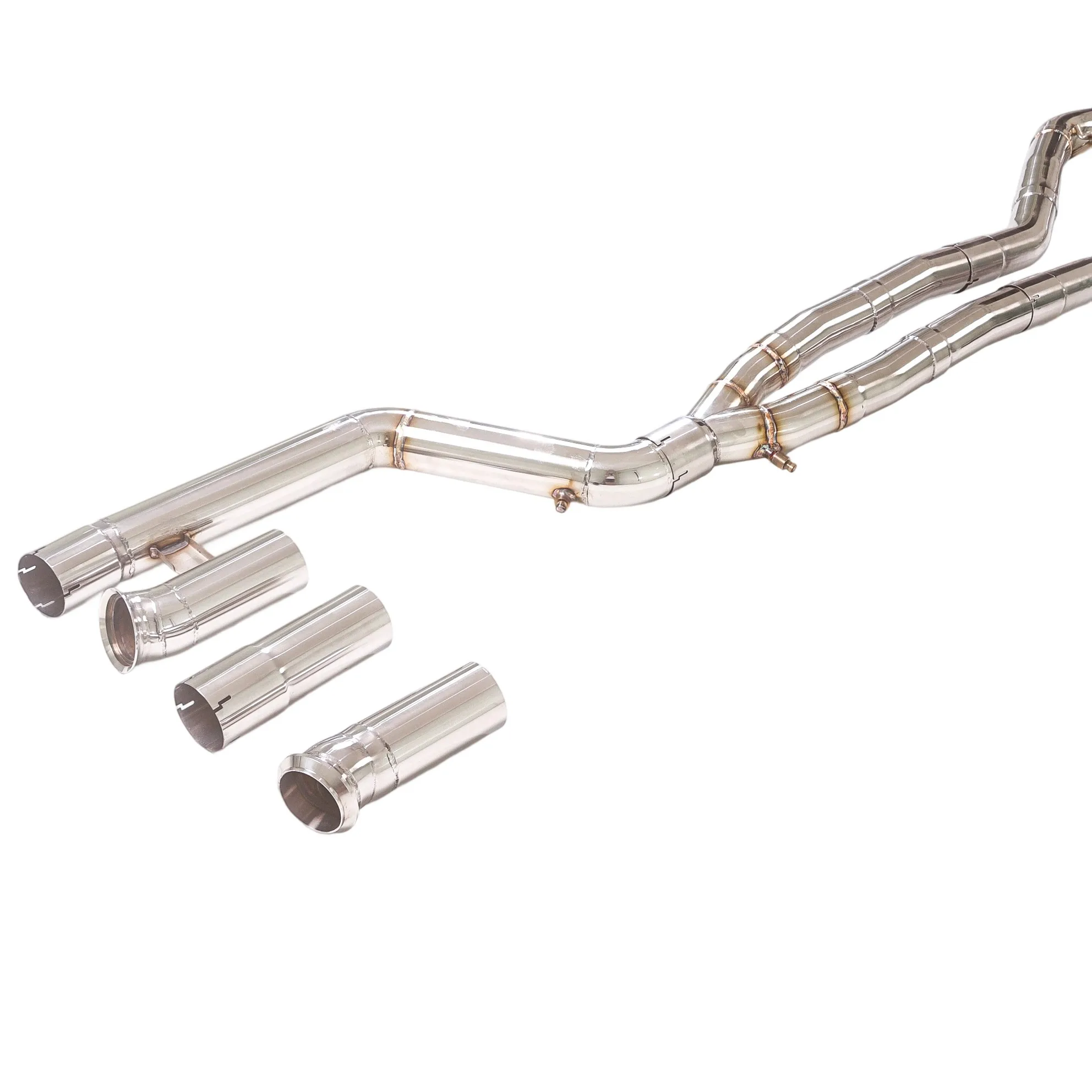 Escape trasero cat-back GFC acero inoxidable BMW M340i/M440i 3.0T - imagen 4