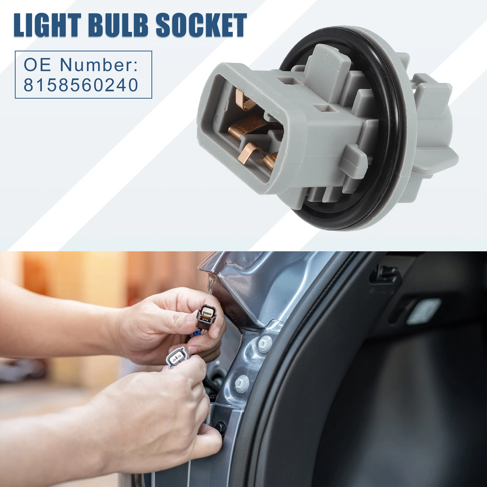 Portalámparas UXCELL 8158560240 para Toyota Land Cruiser Prado