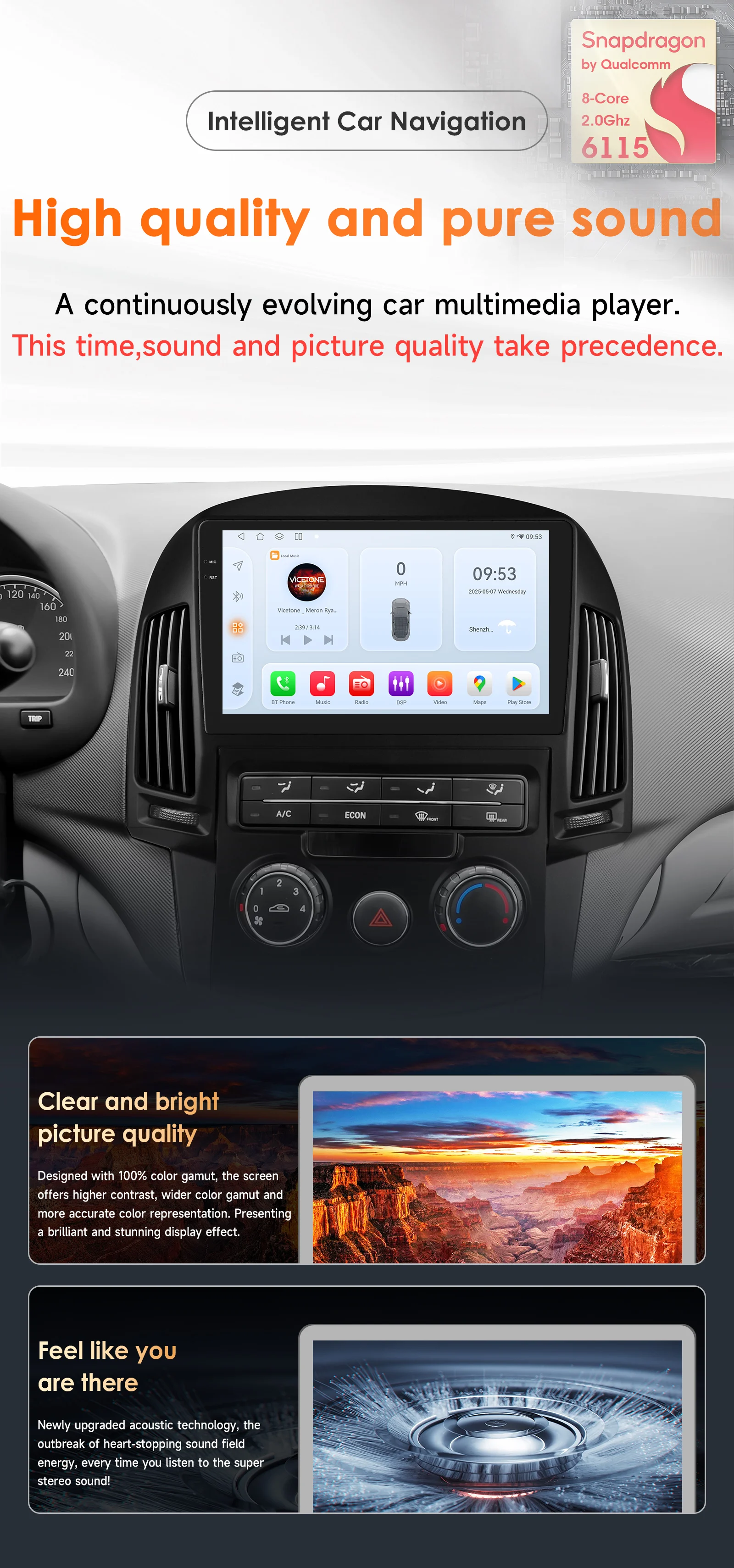 Conectividad CarPlay y Android Auto