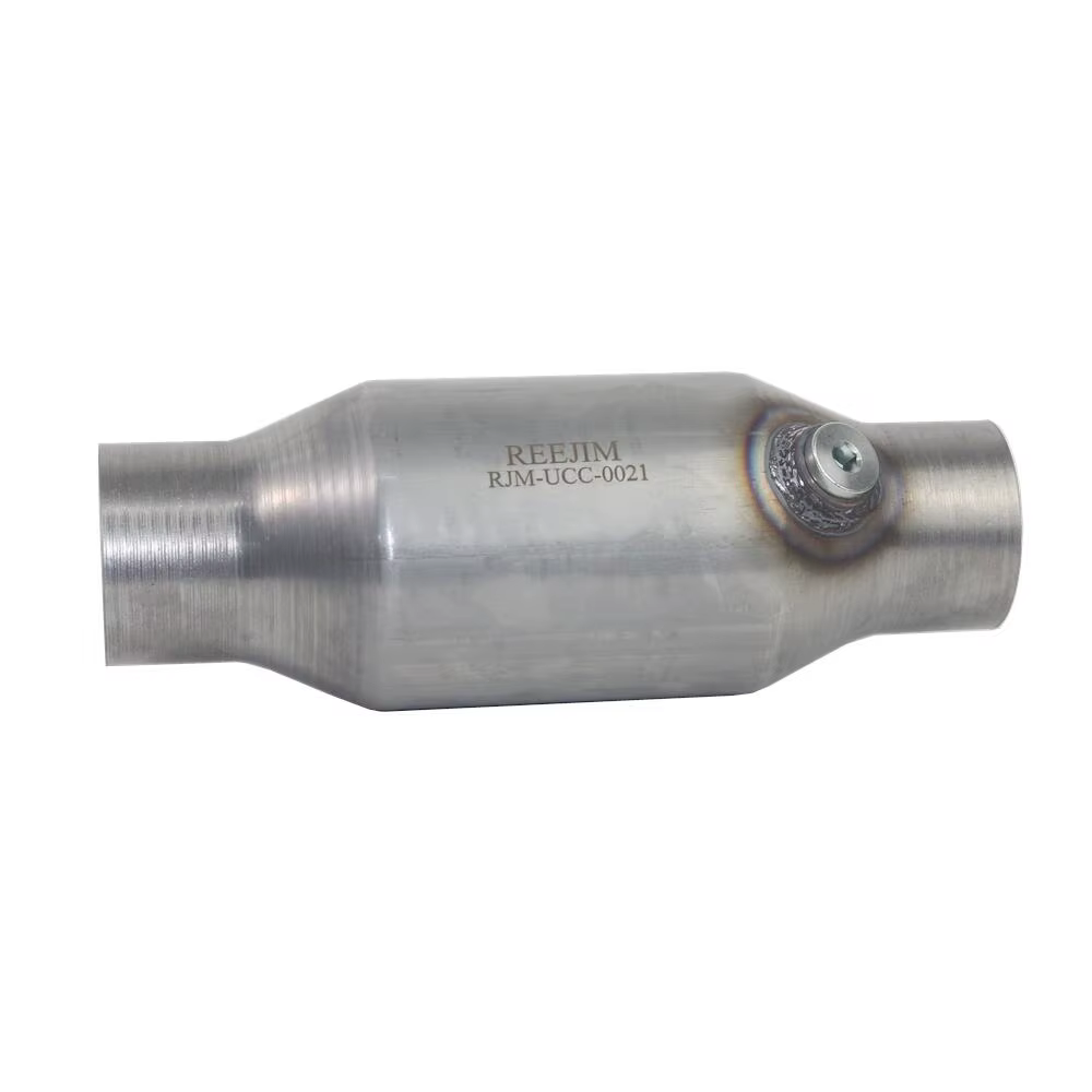 Catalizador universal alto flujo Euro 4 2,5 pulgadas con toma O2 - imagen 2