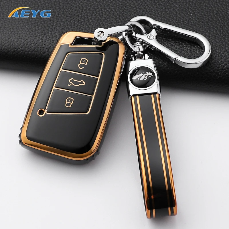 Fundas de Llaves para Coche VW Golf 7, Seat Leon, Skoda Octavia – Accesorio Interior - imagen 2