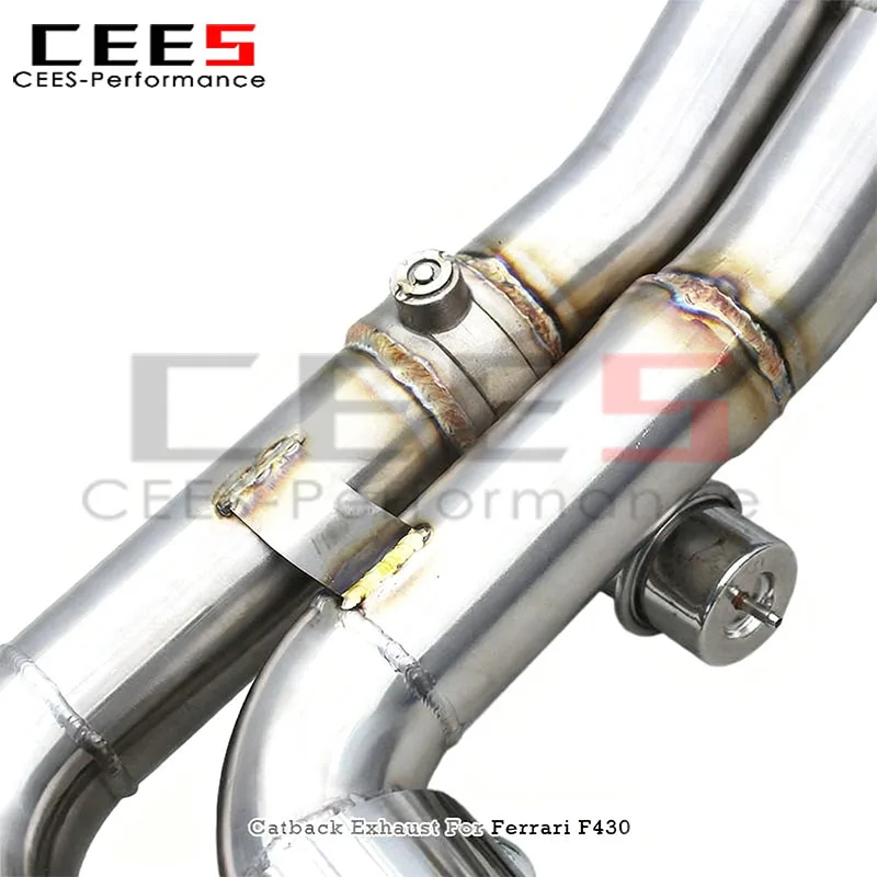 Escape catback CEES inoxidable para Ferrari F430 4.3 - imagen 5
