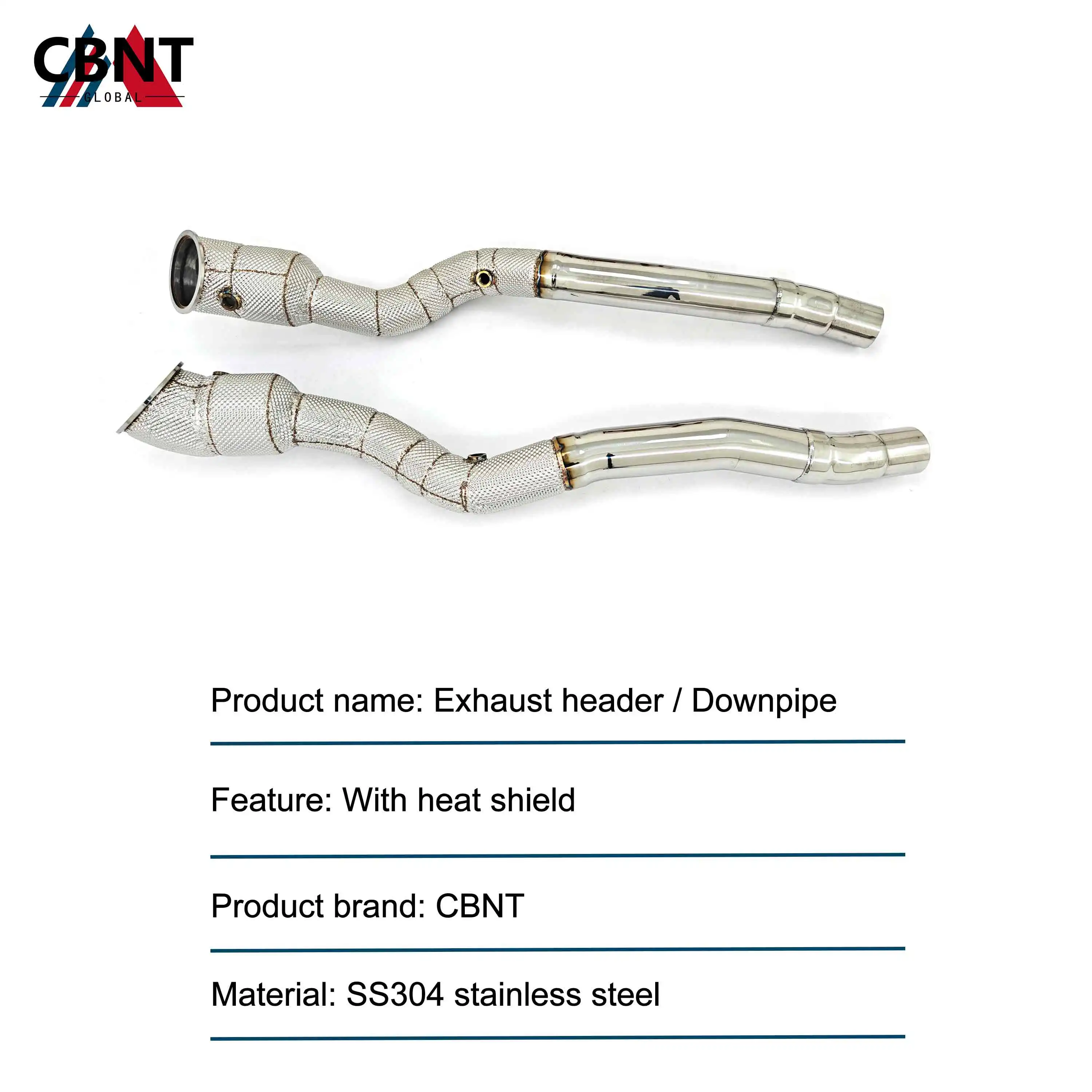 CBNT Downpipe de alto flujo para Ferrari 812 6.5 V12 - imagen 5