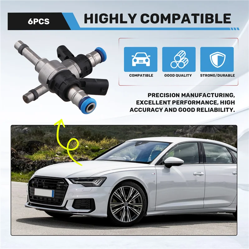 Inyector de combustible OEM 06C906036H para Audi Quattro 2015-2019 - imagen 2