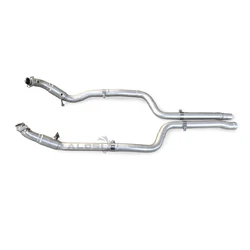 MIX Escape inox para Mercedes CLS W218 flujo libre sin gato de fabrica