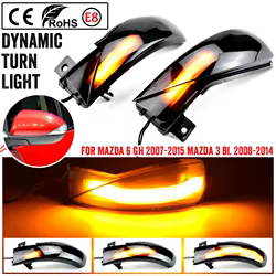 Luz LED intermitente dinámica para retrovisor Mazda 3 BL y 6 GH