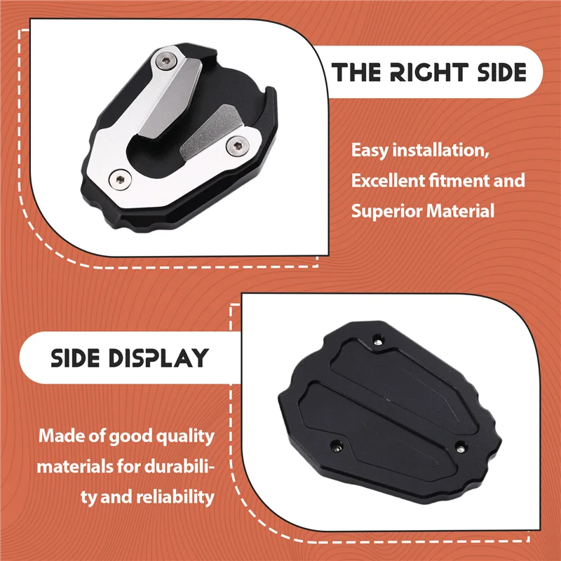 Extensor soporte lateral aluminio base agrandada – Tiger 900 Rally PRO - imagen 5