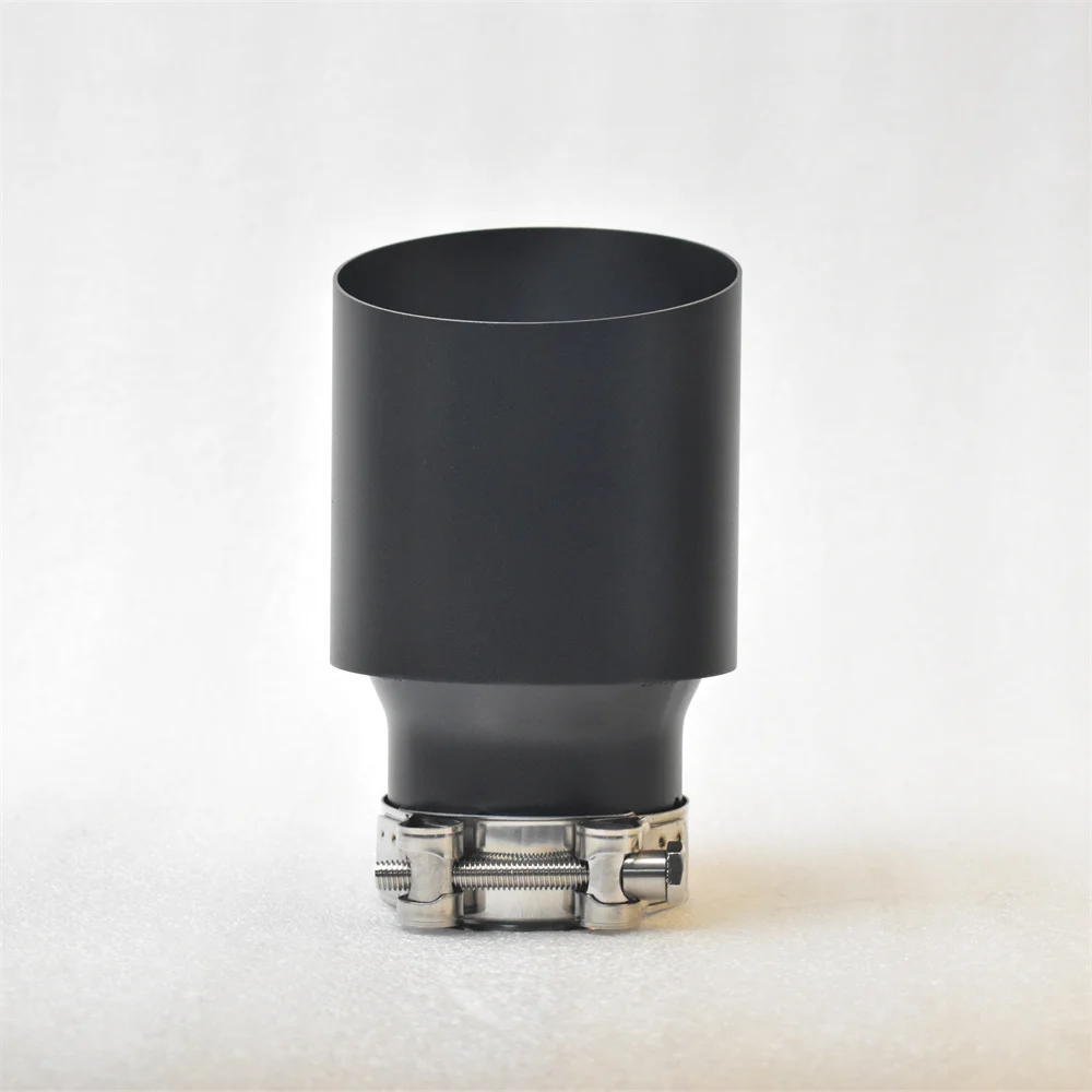 SEBRING terminal de escape universal de acero inoxidable negro mate para Golf - imagen 2