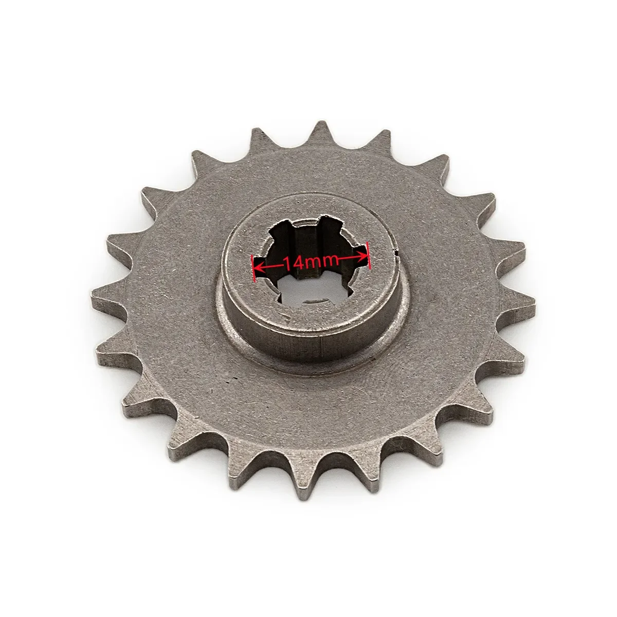Piñón frontal de acero para Minimoto