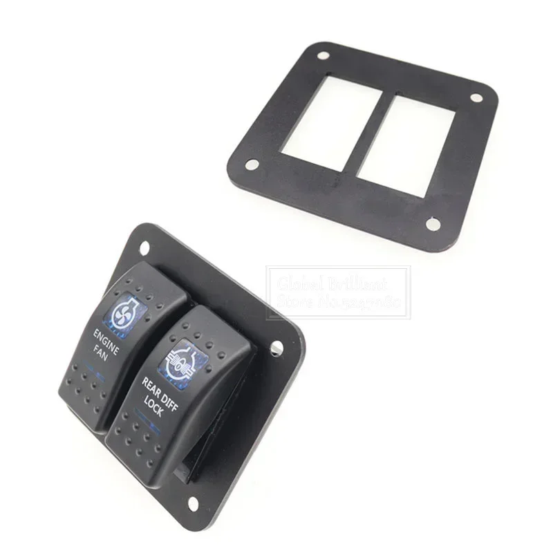 Interruptor basculante multivía 12V-24V para coche y caravana - imagen 3