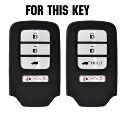 Funda silicona mando llave AX para Honda Accord Civic CR-V 2016-2018