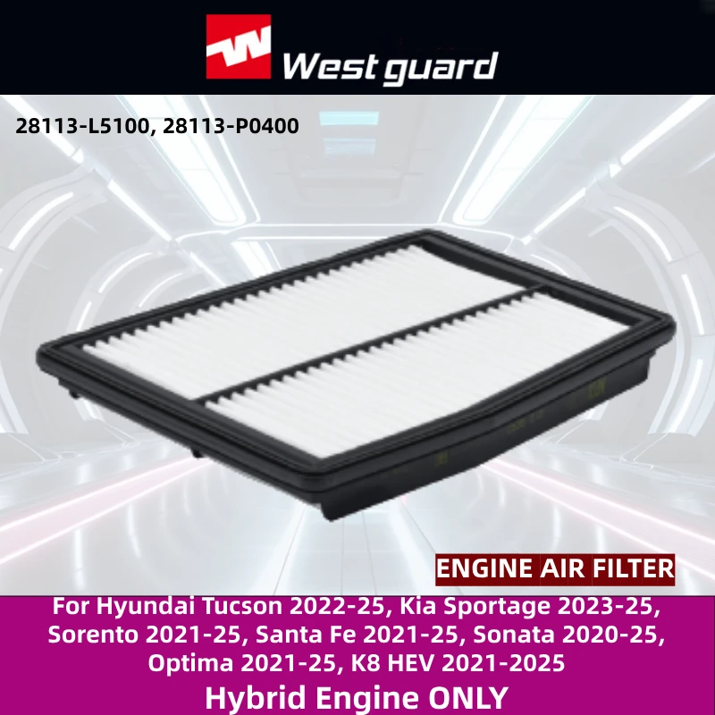 28113L5100 Filtro de aire para Hyundai Tucson y Kia Sportage
