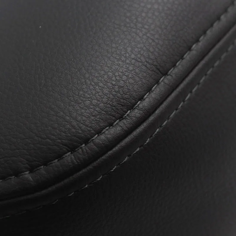Funda negra de microfibra para reposabrazos BMW E90 (2005-2012) - imagen 3