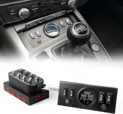 Kit de suspensión neumática 8 válvulas 12 V con panel y manómetros