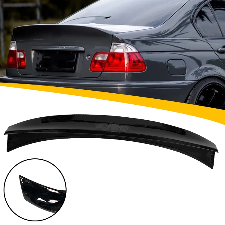 Vista del alerón trasero CSL para BMW E46