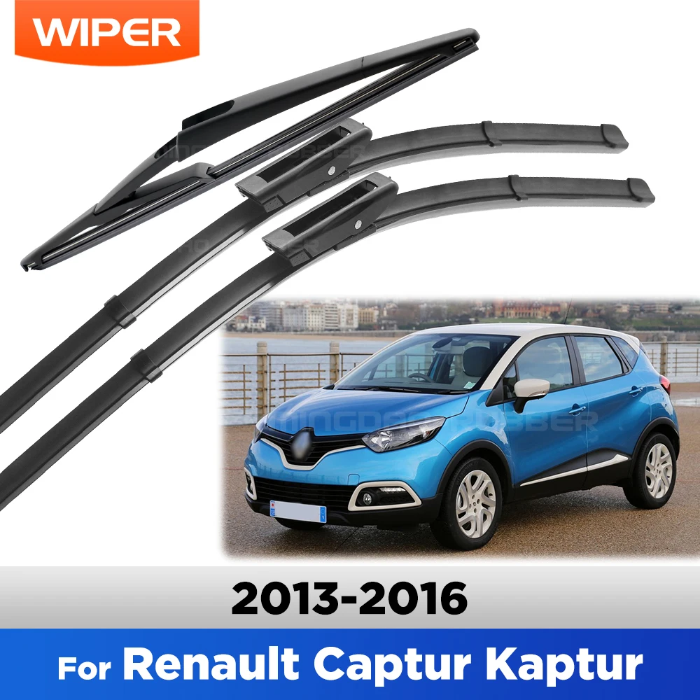 Kit escobillas limpiaparabrisas Renault Captur 2013-2016 - 24"+16"+11"