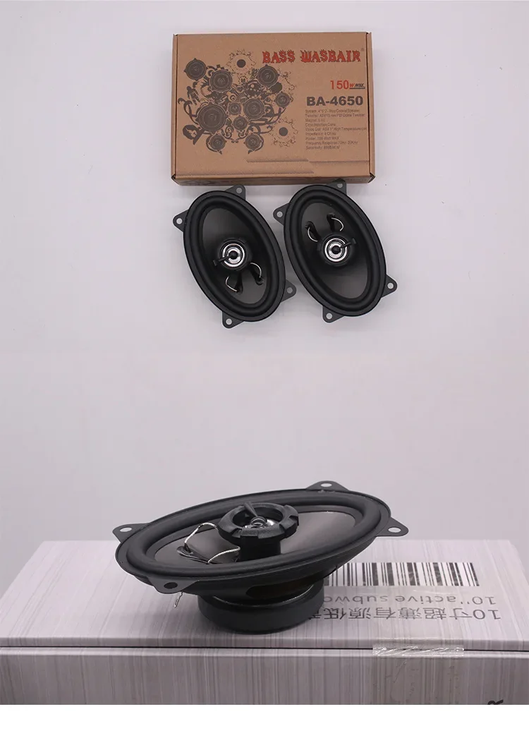 Altavoz coaxial ovalado 4x6 pulgadas 4650 para coche – audio 2 vías - imagen 5