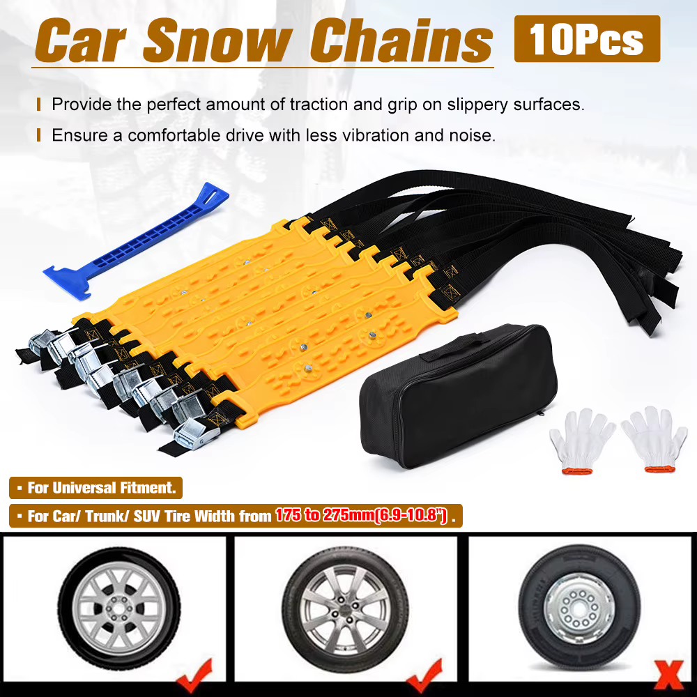 Cadenas de nieve antideslizantes de emergencia para coche - imagen 2