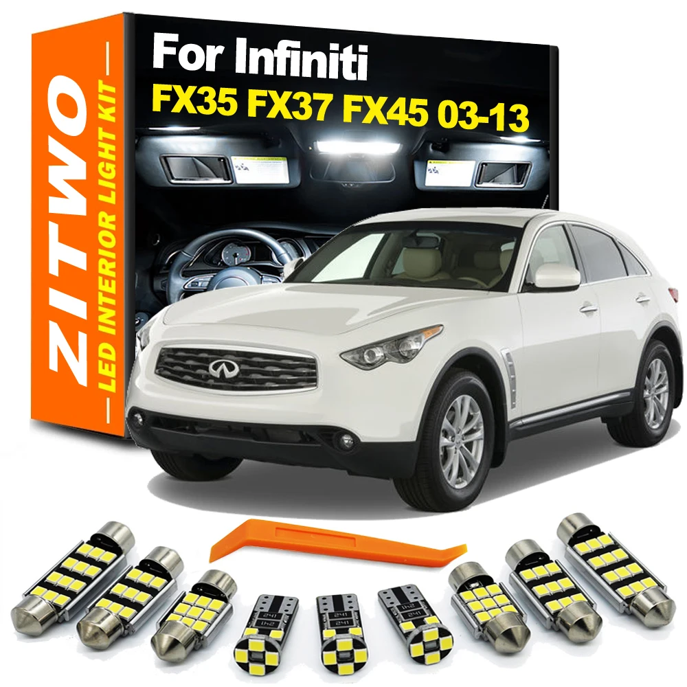 ZITWO Kit de luces LED de techo para Infiniti FX 2003-2013