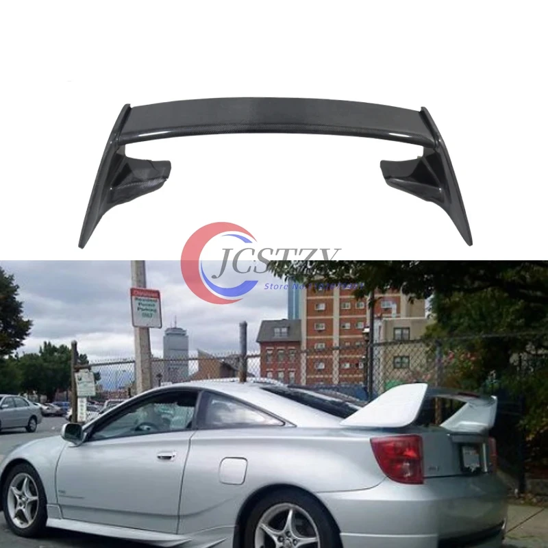 Para TOYOTA CELICA alerón de maletero trasero 2000-2005 con luces LED alerón de coche de plástico ABS alerón de maletero - imagen 2