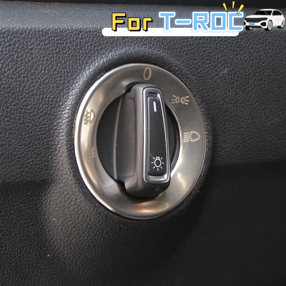 Adhesivo decorativo panel faro VW T-Roc 2017-2022 – Acero inoxidable - imagen 5
