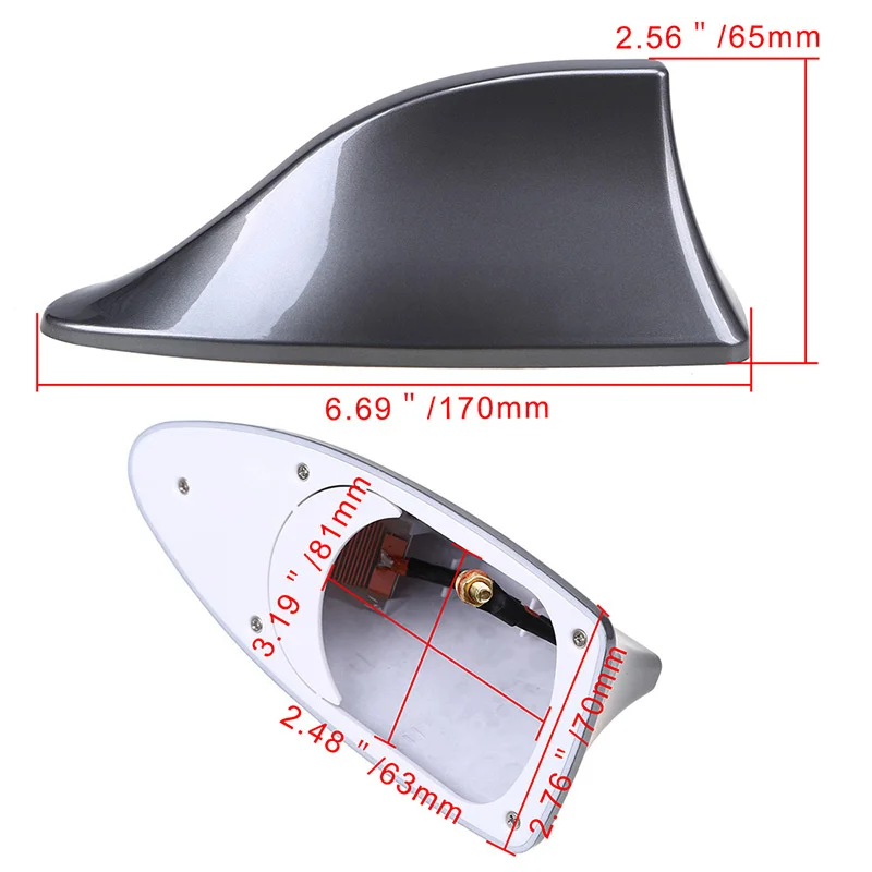 Antena de tiburón para Nissan Qashqai J10/J11 y X-Trail T31/T32 - imagen 2