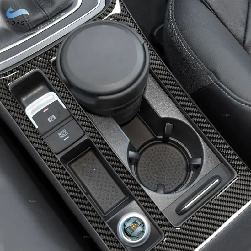 Embellecedor del portavasos efecto carbono para VW Golf 7 (2013-2017)
