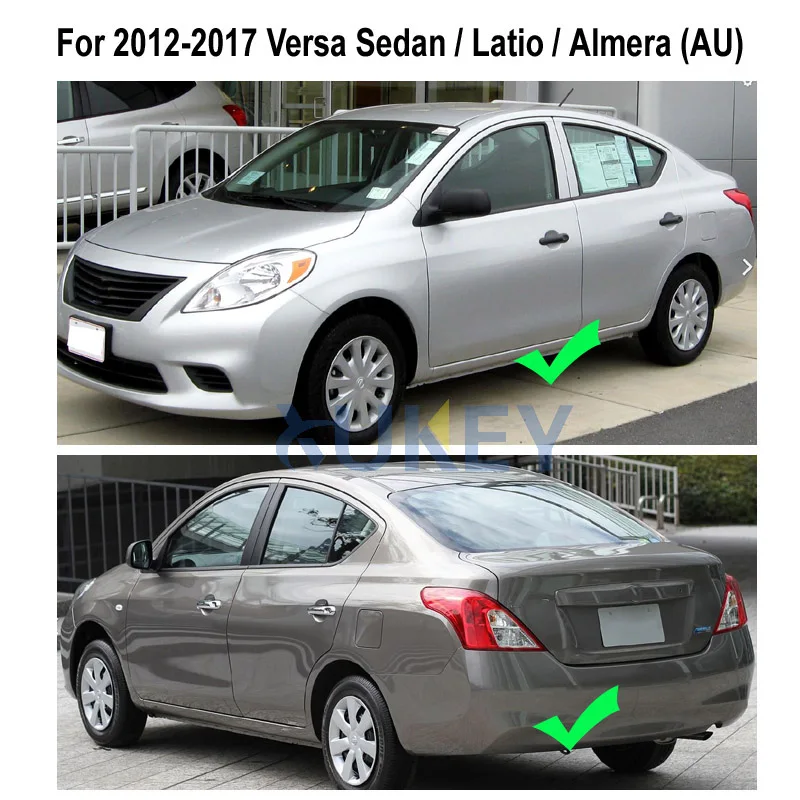 Guardabarros delanteros y traseros Nissan Versa Almera 2012-2017 - imagen 4