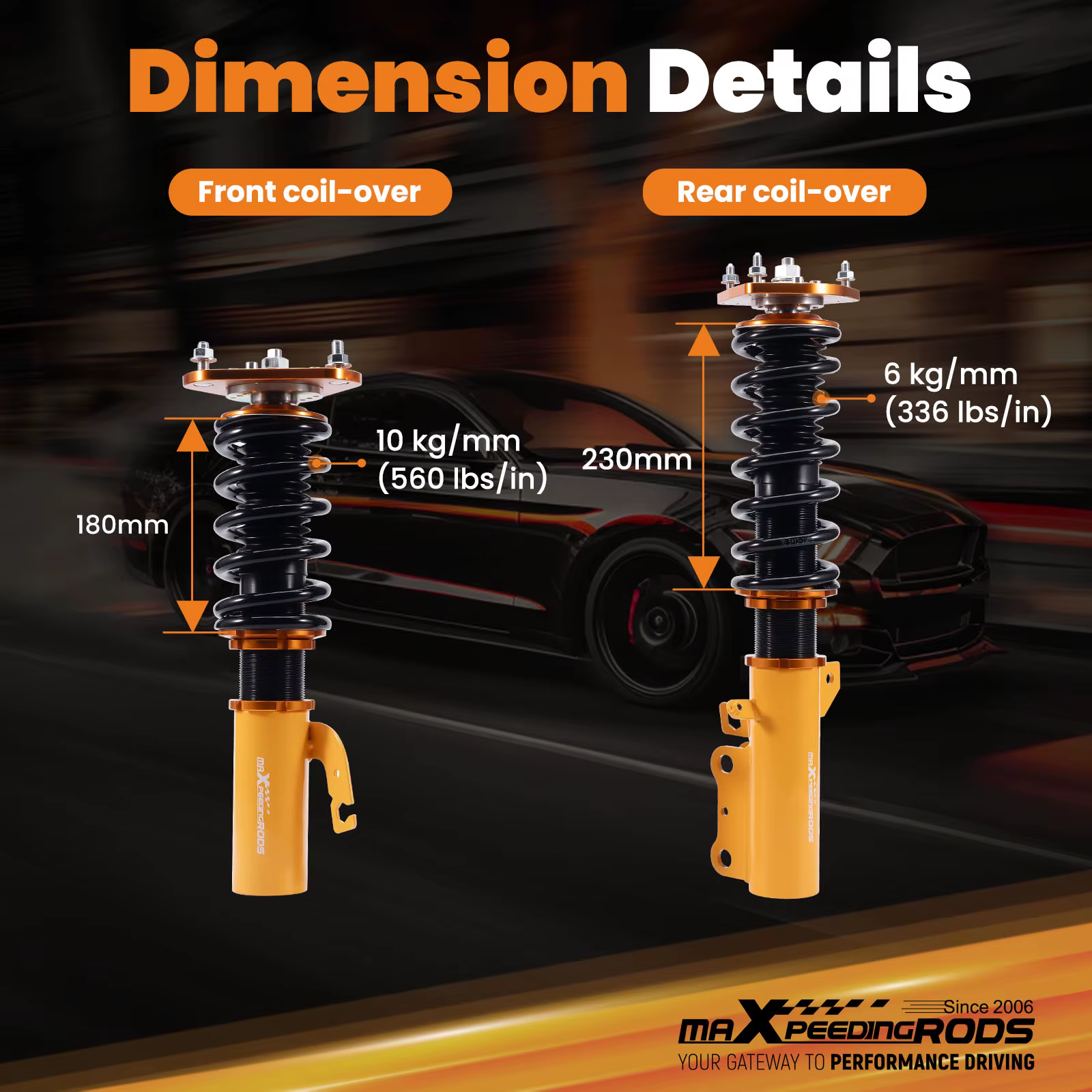 Kit de coilovers para Toyota Celica T18/T20 (1989-1999) - imagen 5