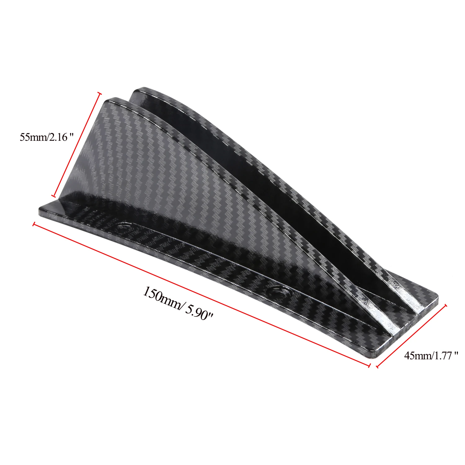 Labio divisor parachoques trasero universal anticolisión para curvas - imagen 3