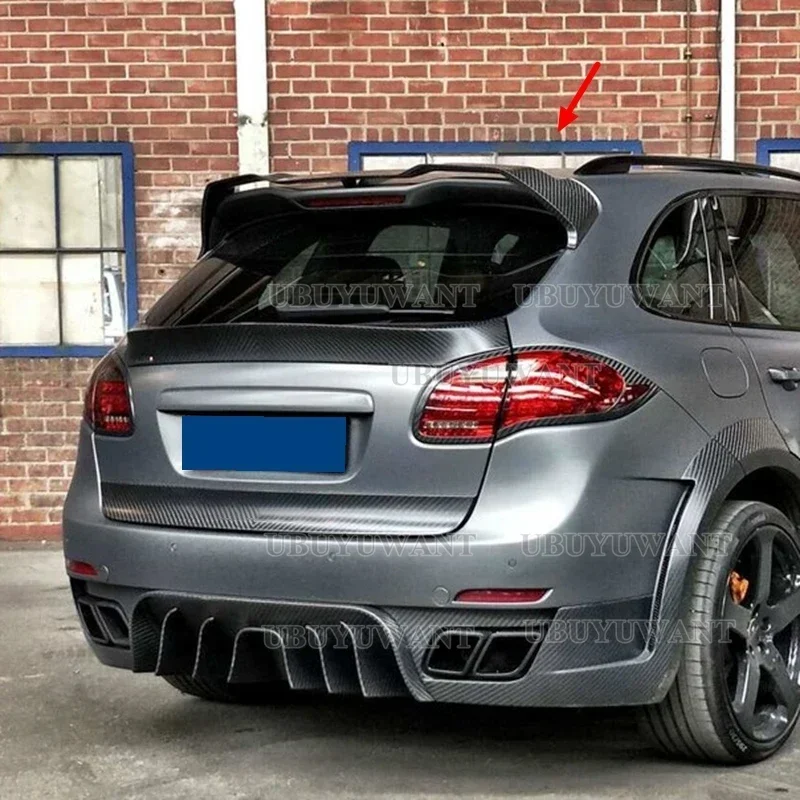 Alerón fibra carbono techo maletero Porsche Cayenne 958 2011-2014 - imagen 5