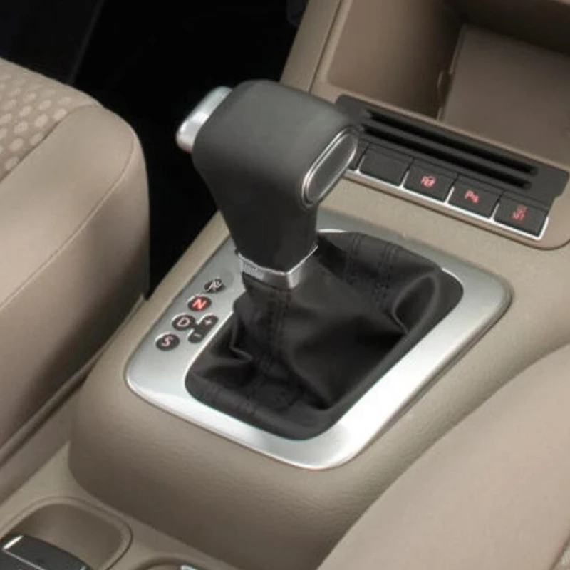 Gaitor pomo palanca cambios cuero Skoda Tiguan Touran Bora Passat - imagen 2