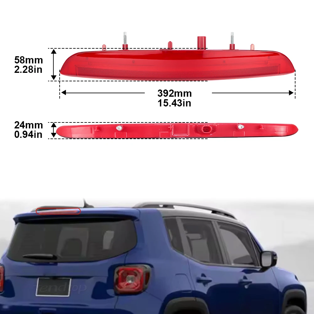 Tercera luz de freno para Jeep Renegade 2015-2020 - imagen 4