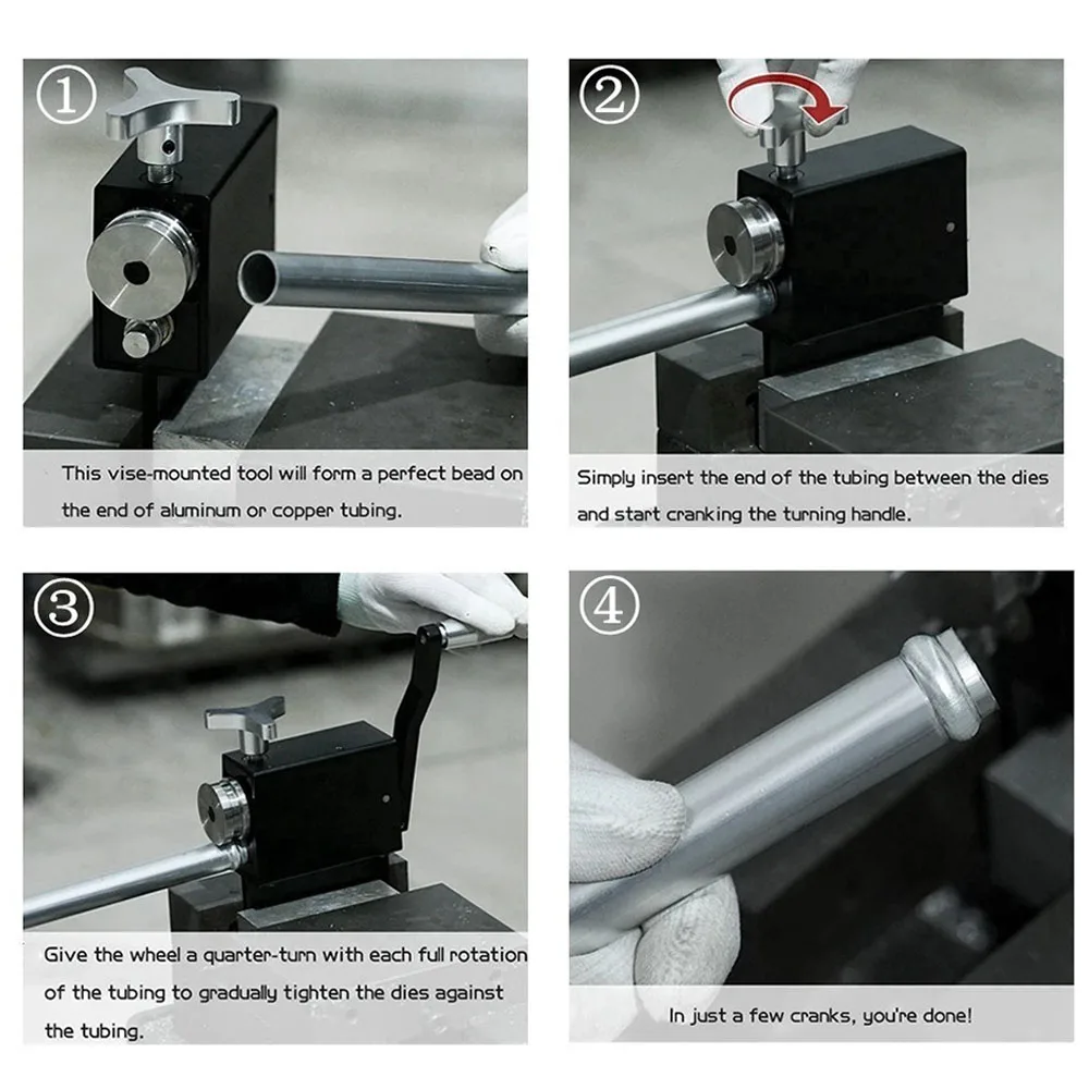 Herramienta manual de rebordeado para tubos de intercooler - imagen 5
