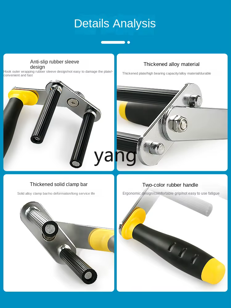 Pinza elevadora manual CX para placas de yeso, puertas y vidrio - imagen 5
