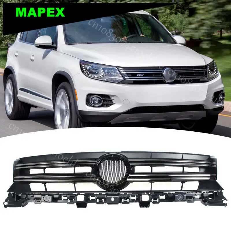Parrilla superior cromada para Volkswagen Tiguan 2012-2017