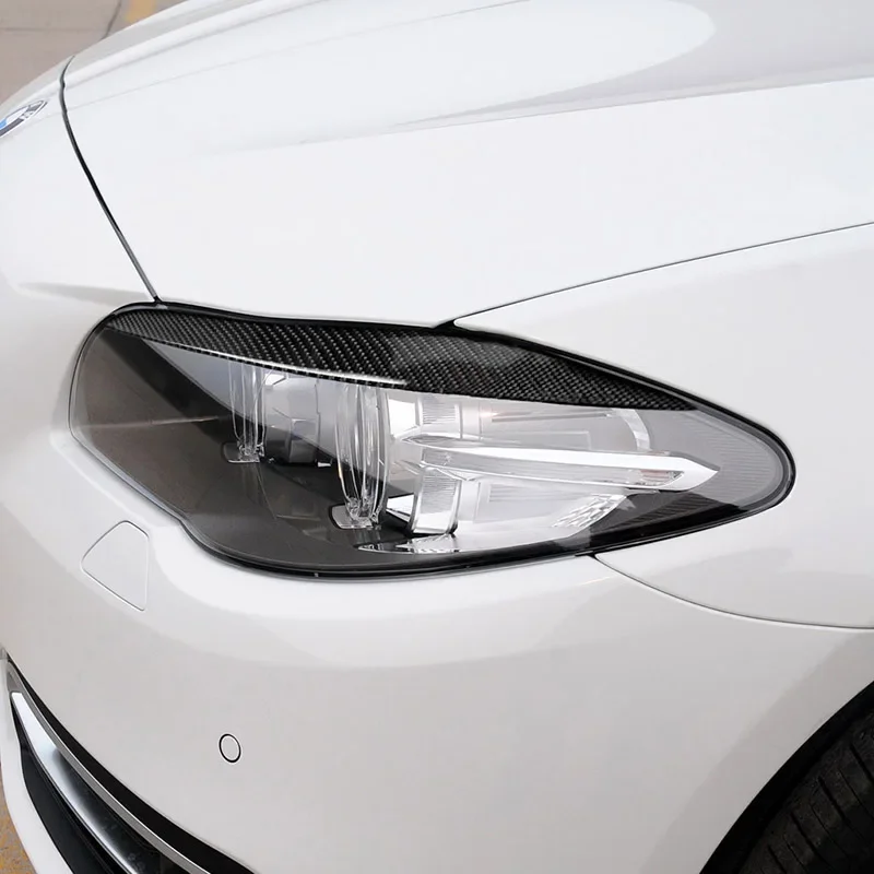 Cejas faros fibra de carbono BMW F10 Serie 5 2010-2016 - imagen 2