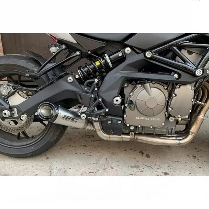 Tubo medio escape inoxidable 51mm – Benelli TNT300 BN302 2014-2018 - imagen 4