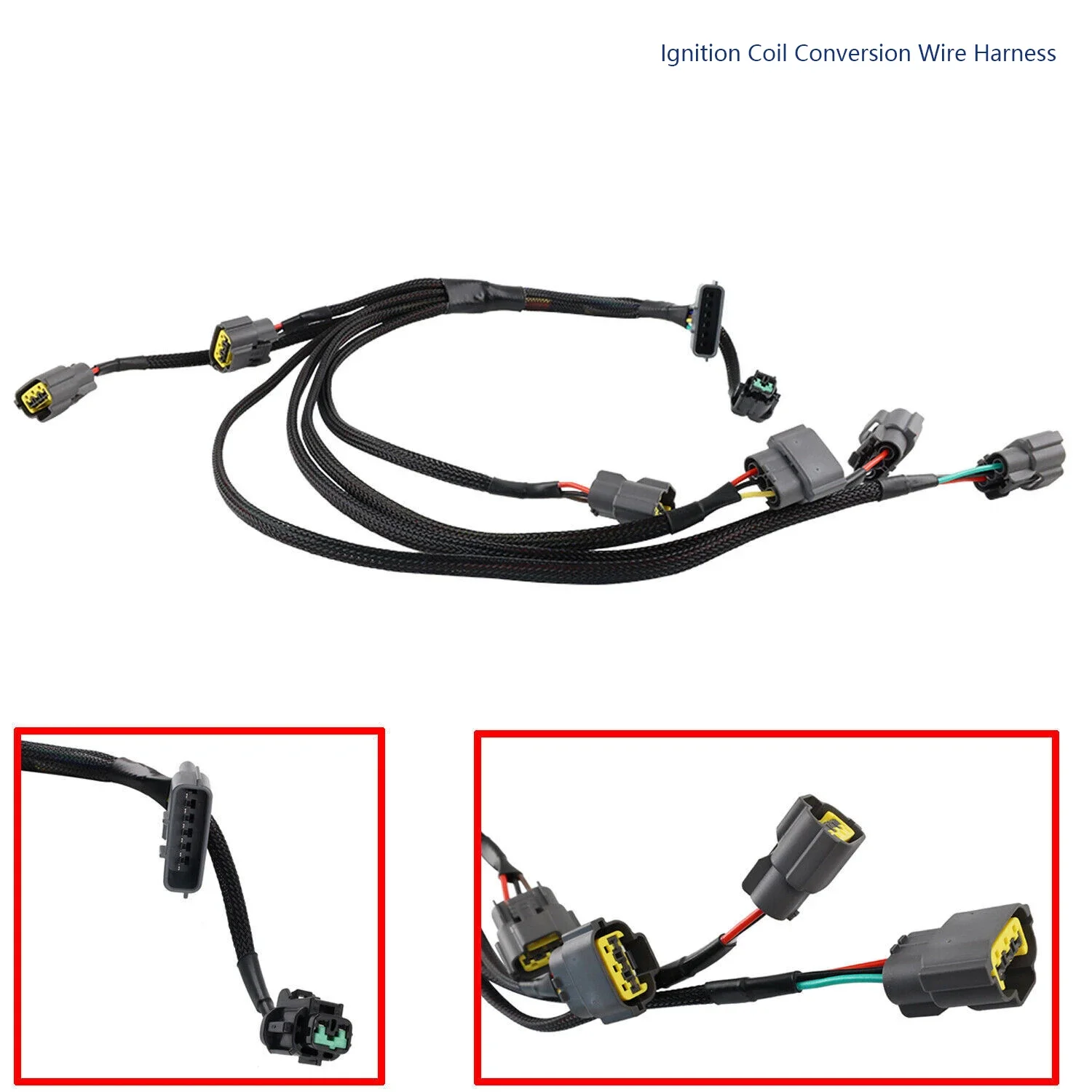 Kit bobinas encendido R35 con arnés – Nissan Skyline R33 GTR RB26DETT - imagen 4