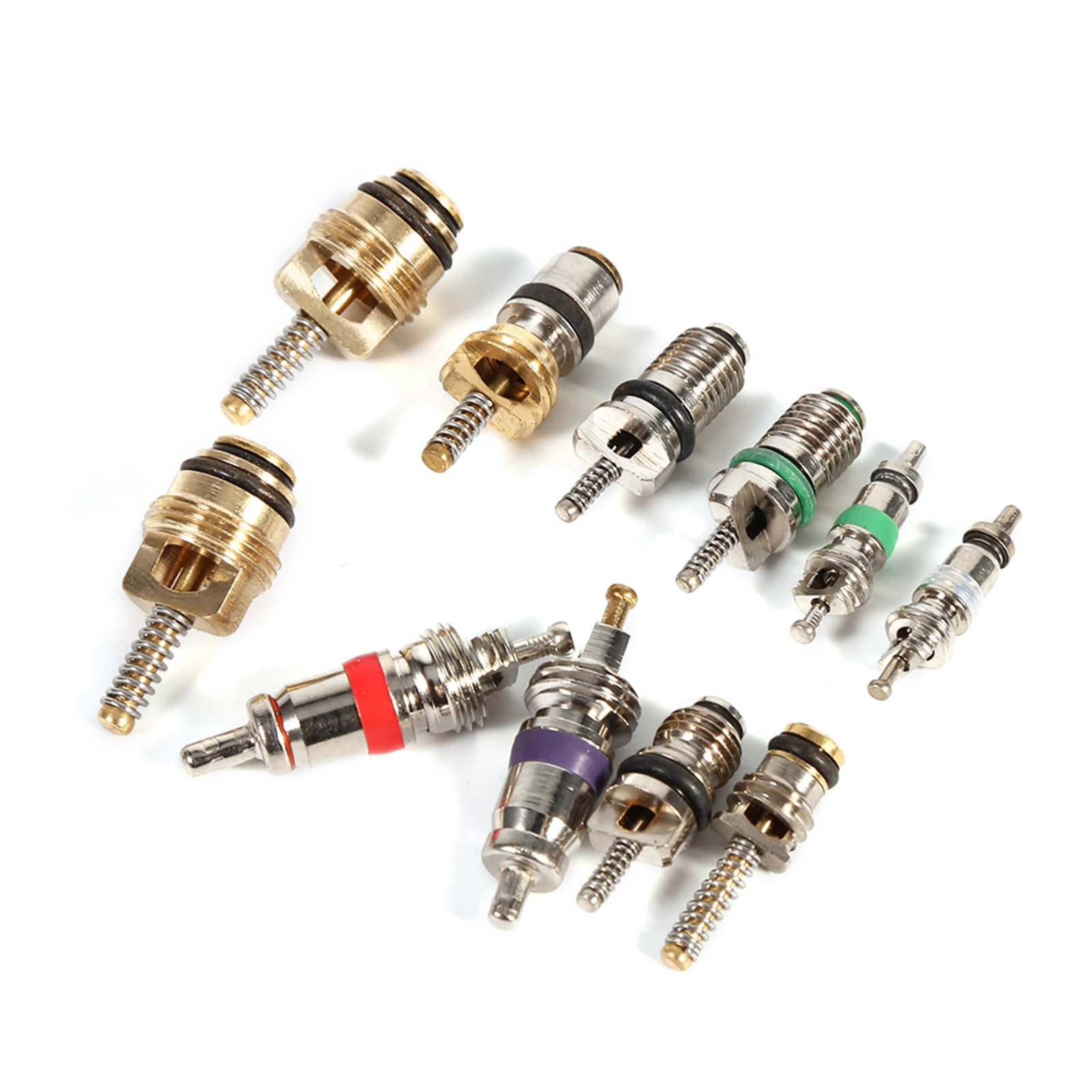 Shrader kit núcleos válvulas aire acondicionado R134a/R12 para coche - imagen 2