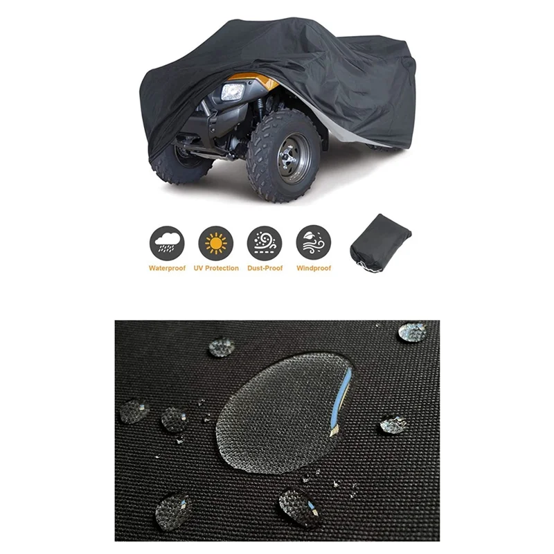 Funda impermeable con protección UV XXL para ATV/UTV y motocicleta - imagen 2