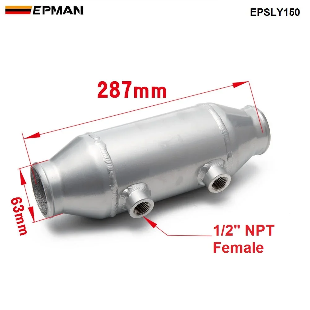 Intercooler barril Epman 4x6 pulgadas, boca 2,5 pulgadas - imagen 2